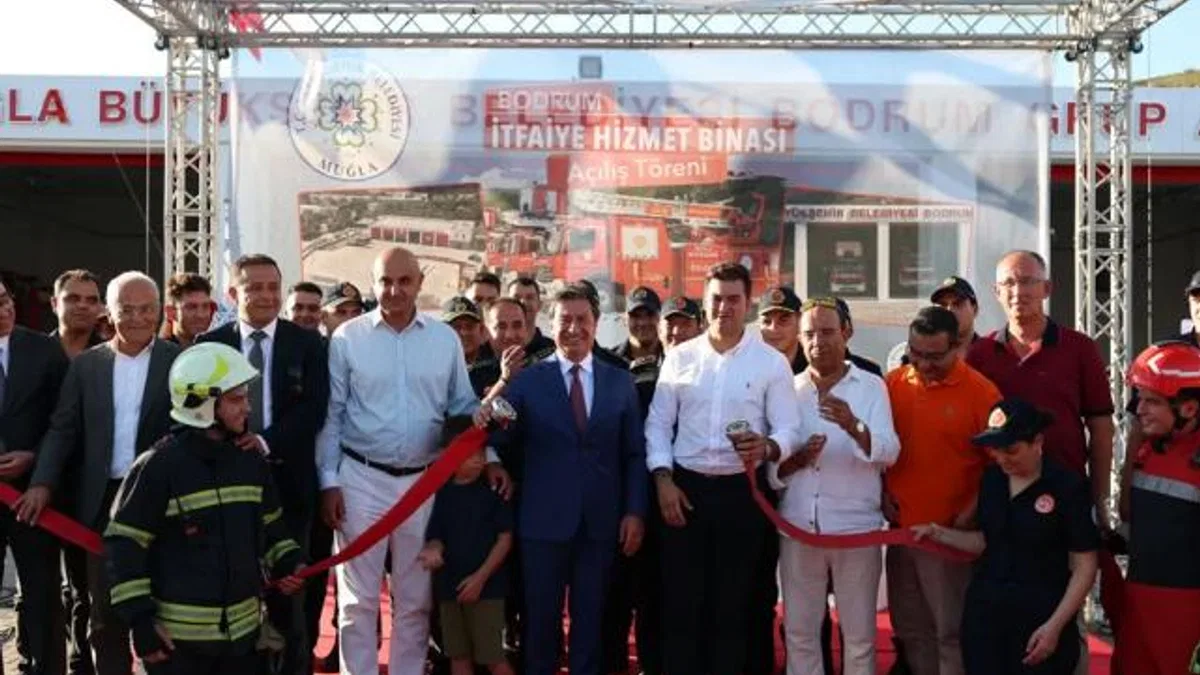 Bodrum’da yeni itfaiye binası hizmete girdi