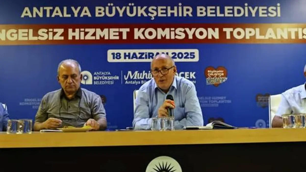 Antalya Büyükşehir Engelsiz Hizmet Komisyonu toplandı