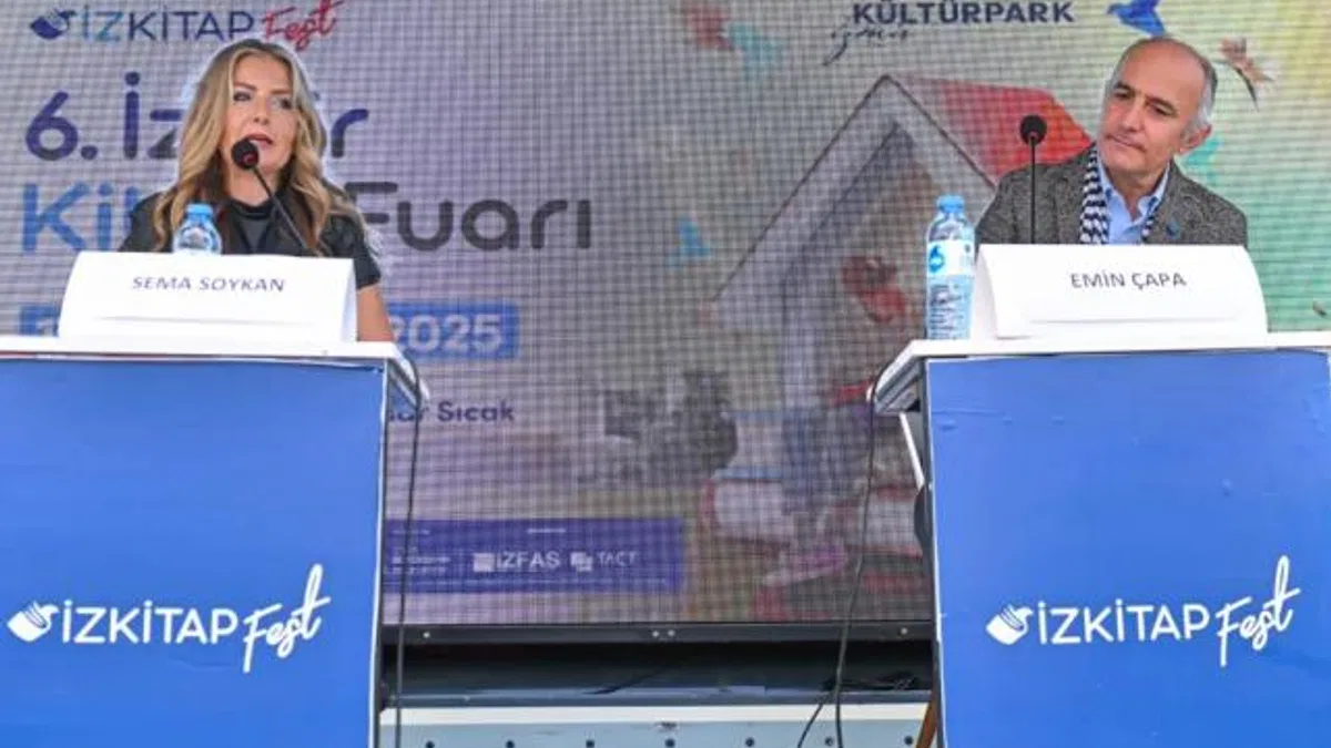Emin Çapa ve Sema Soykan İZKİTAP’ta okuyucularla buluştu