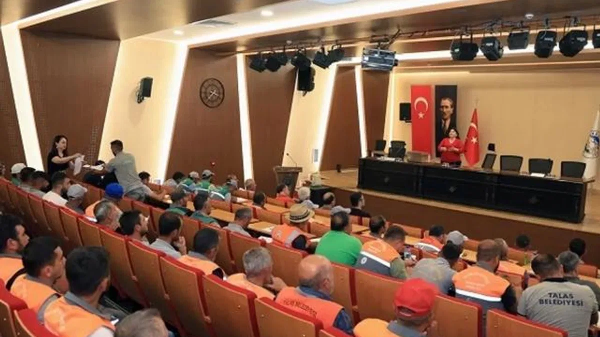 Kayseri Talas’ta KKKA eğitimi