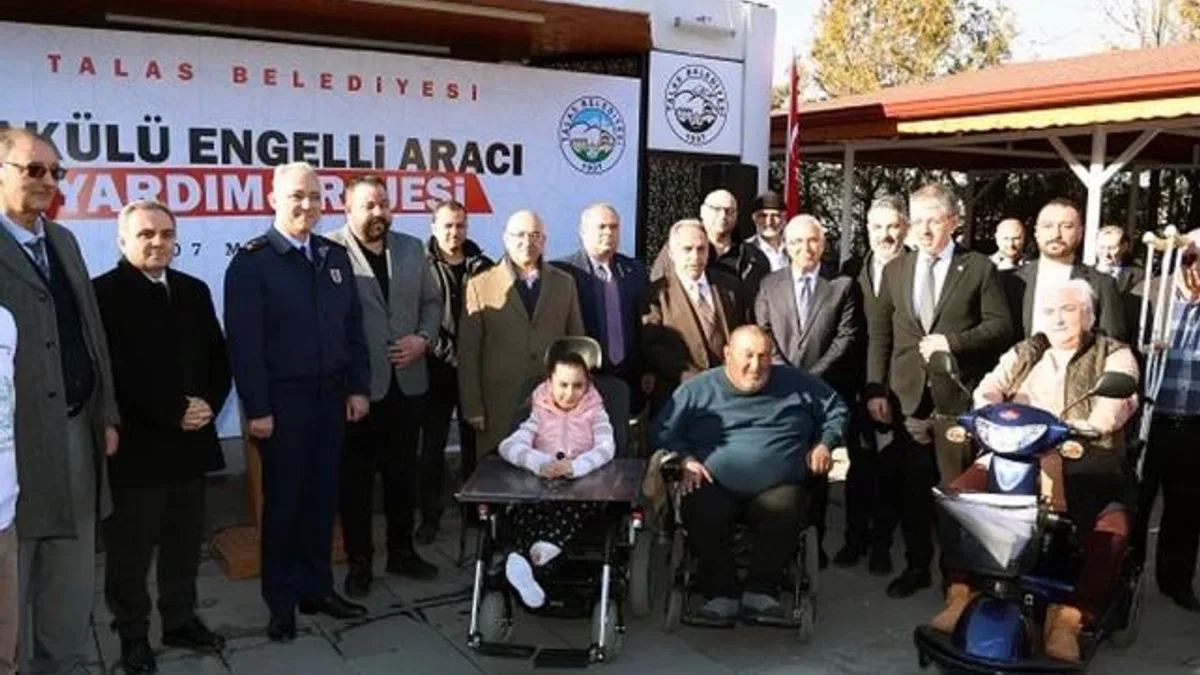 Kayseri Talas’ta engellilerin yüzü gülüyor
