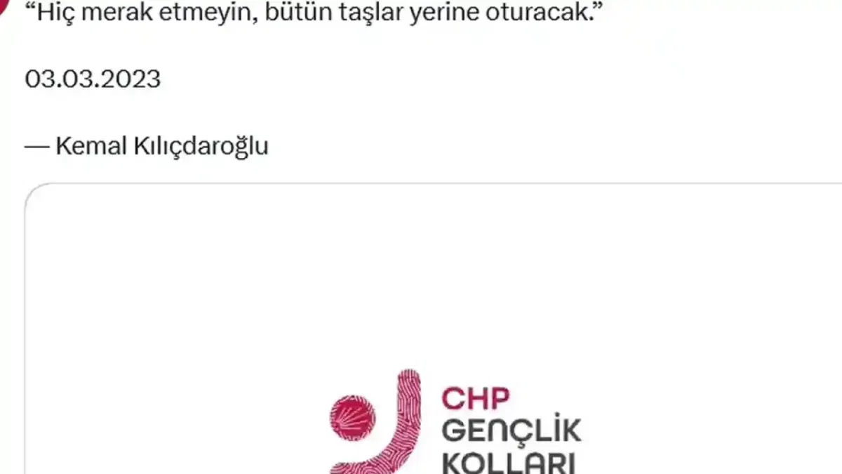 CHP Gençlik Kolları, YENİ Parti’nin ele geçirdiği X hesabını geri aldı!