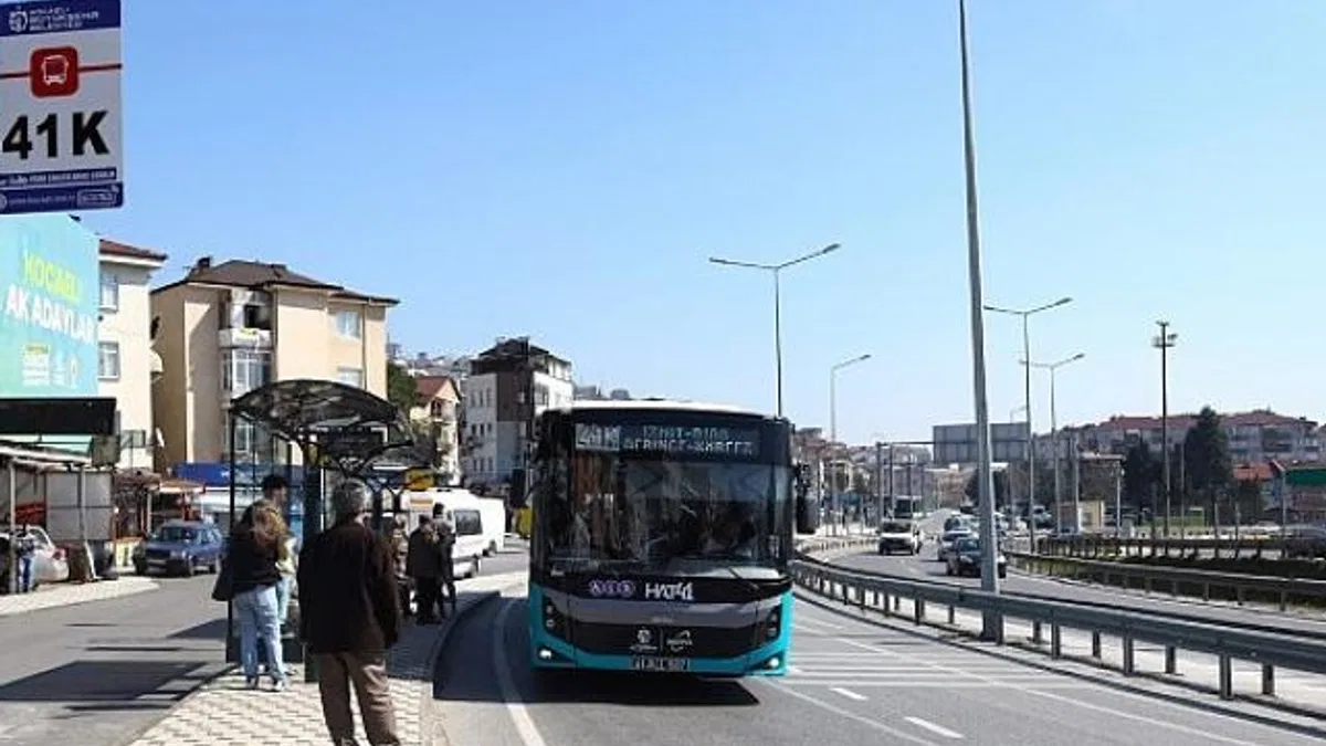 Kocaeli’nin ulaşım ağı 41K hattı ile genişliyor; Hat 41K’da yeni rota Hereke