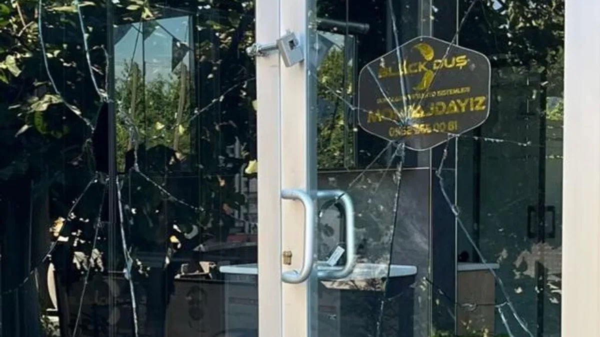 Düzce’de 4 işyerine saldırı