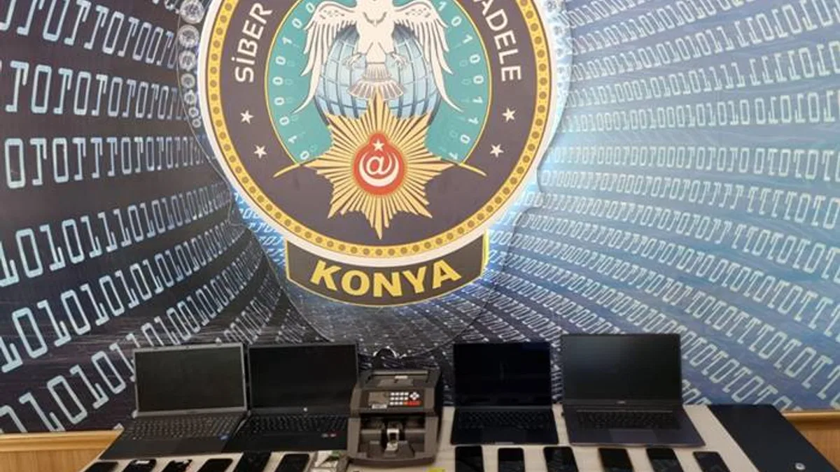 İnternet dolandırıcılarına Konya polisinden operasyon