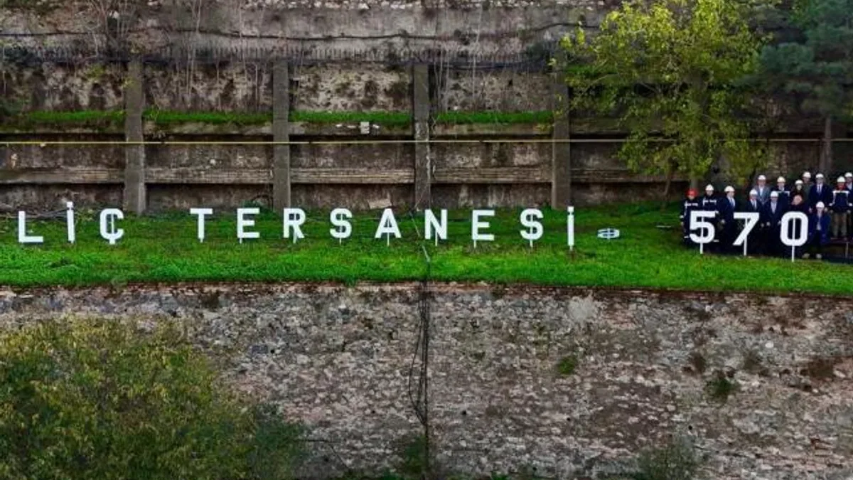 Tarihi tersane 570 yaşında… Atıl tersane 6 yılda sınıf atladı