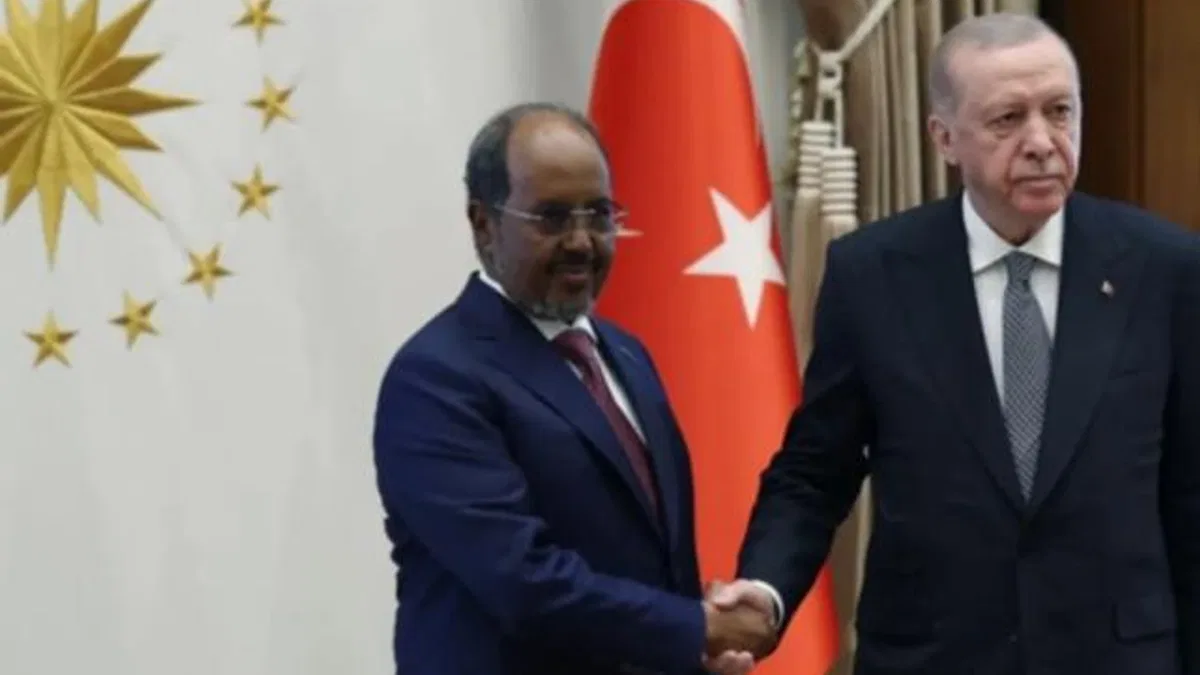 Cumhurbaşkanı Erdoğan Somalili mevkidaşı ile Külliye’de buluştu