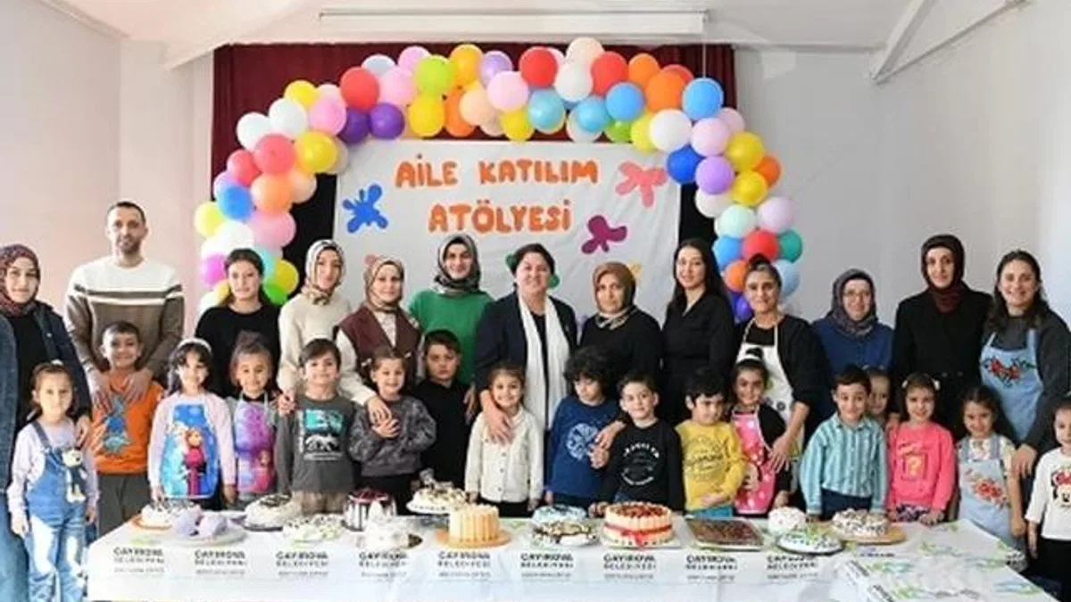 Çocuk kulüplerinde sonbahar ve pasta etkinliği