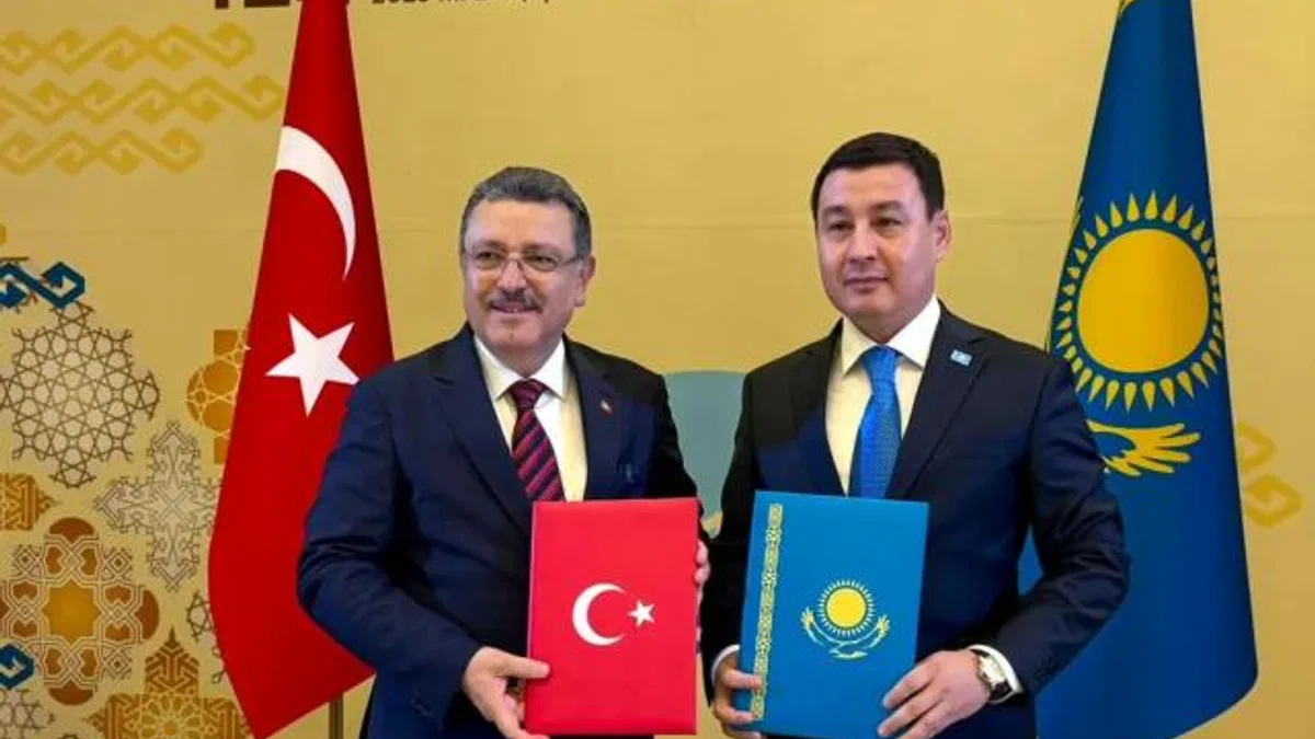 Trabzon’un yeni kardeş şehri Aktau oldu