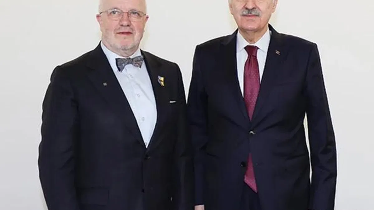 Numan Kurtulmuş, Litvanyalı mevkidaşıyla Zagreb’te görüştü