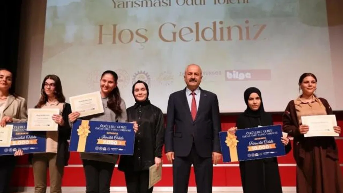 Gebze öyküleri ödüllendirildi