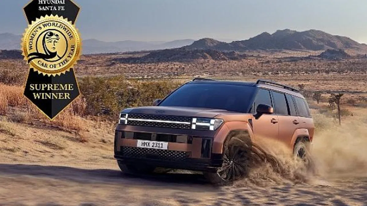 Kadınların Dünyada Yılın Otomobili Hyundai SANTA FE Seçildi.