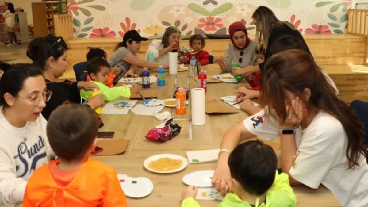 Muğla’da ‘Oyuncak Kütüphanesi’nde birlikte eğleniyorlar