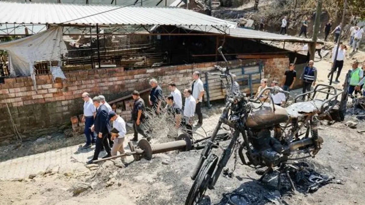İzmir’de yangınzedeler yıl sonuna kadar suya ücret ödemeyecek