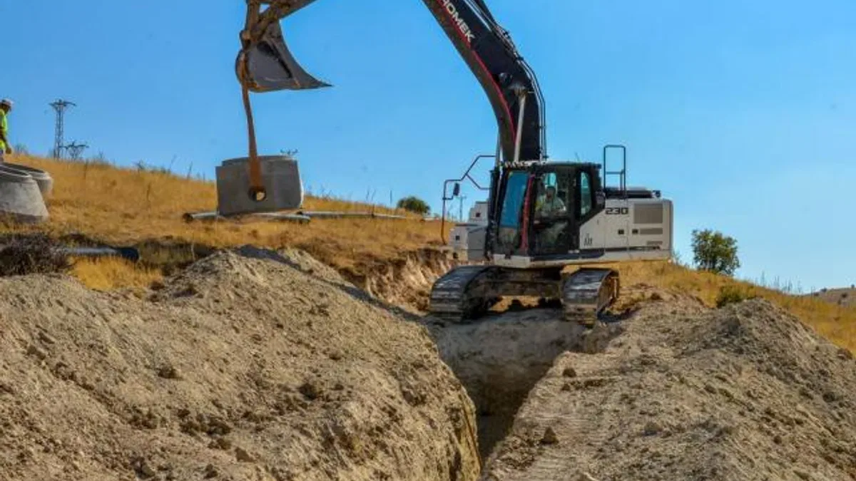 Malatya’da Akçadağ Dedeköy’e 3 bin 700 metre altyapı