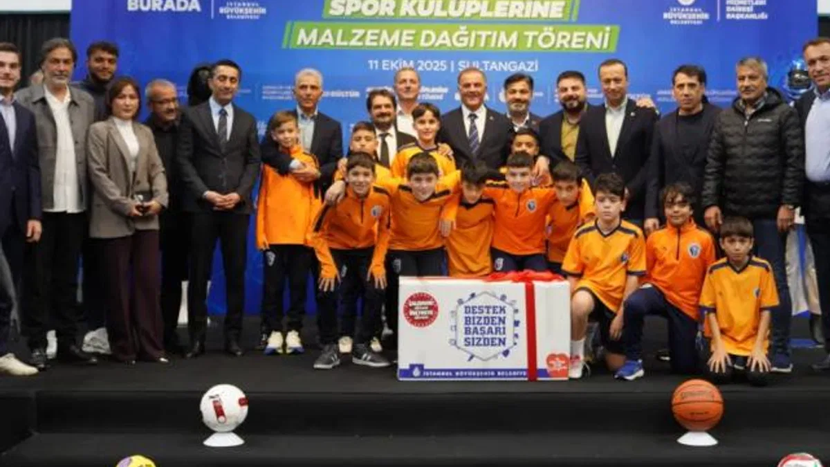 İstanbul Büyükşehir’den amatör spor kulüplerine 100 milyon TL’lik malzeme desteği