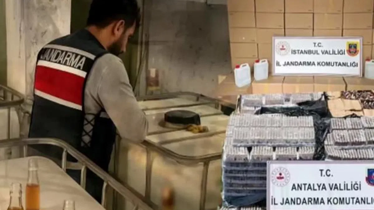 81 ilde sahte alkol operasyonu… 62 bin litre alkol ele geçirildi