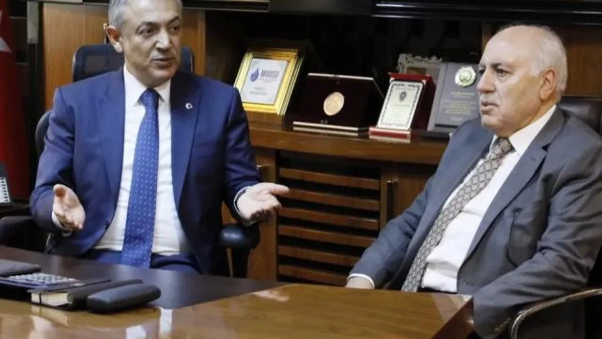 Mardin Valisi Akkoyun Başkan Hayrettin Demir’i ziyaret etti.