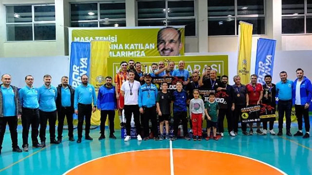 Konya’da “Kurumlar Arası Masa Tenisi Turnuvası” Heyecanı Yaşandı