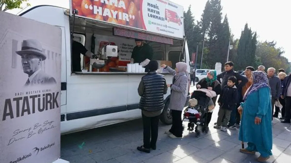 10 Kasım’da Beylikdüzü’nde lokma geleneği sürdürüldü