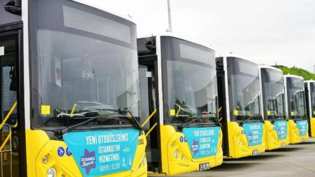 İstanbul’da yeni otobüsler sefere başladı