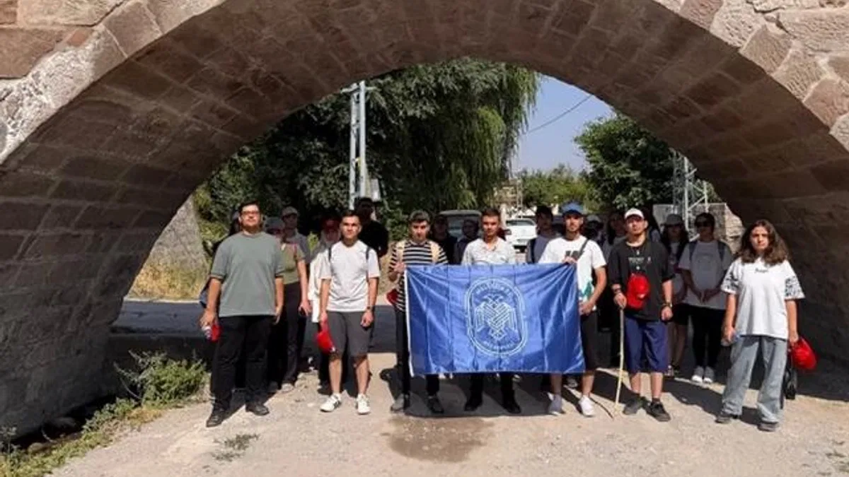 Kayseri Melikgazi’de Koramaz Vadisi’nde doğa yürüyüşü