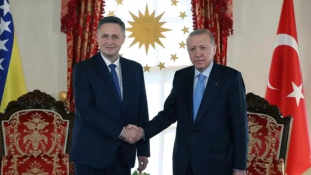 Cumhurbaşkanı Erdoğan, Becirovic’le görüştü