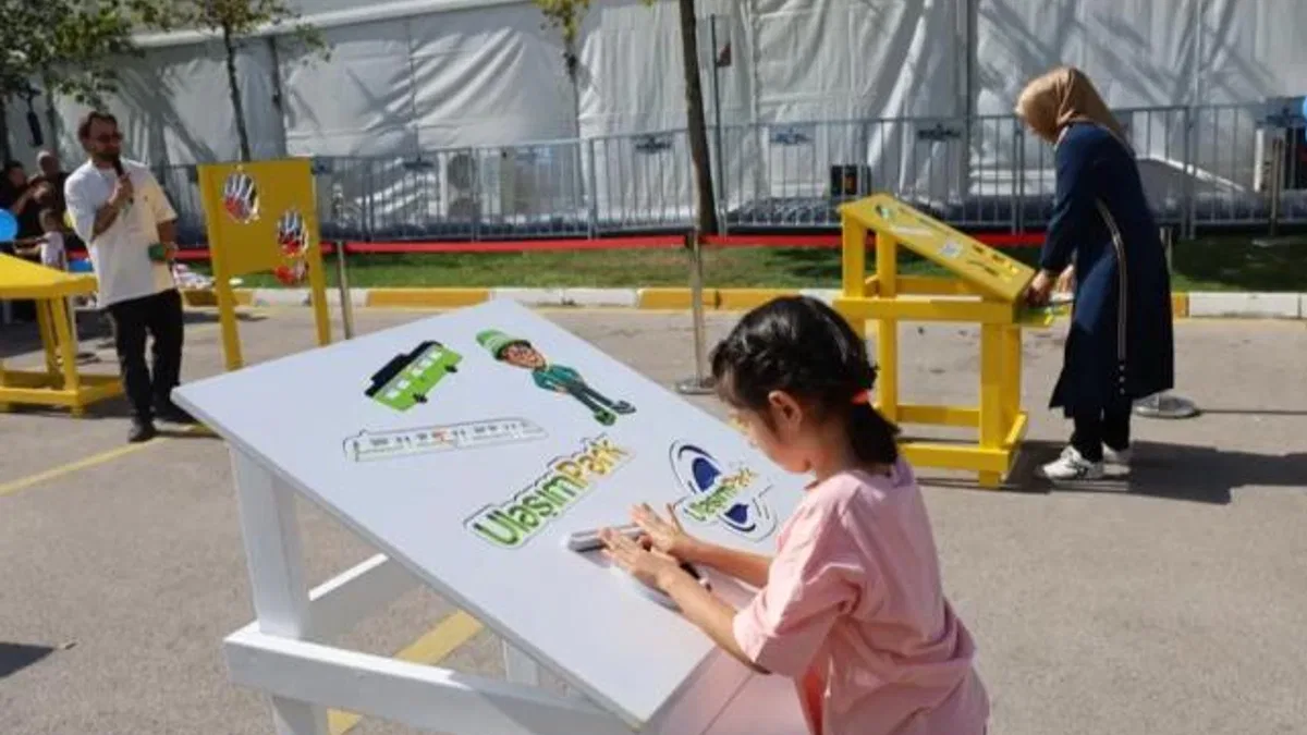 UlaşımPark standı miniklerin gözdesi oldu