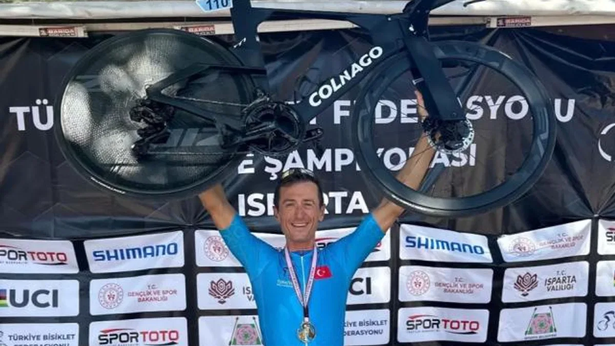 Mudanya’nın bisiklet sporcusu zirveye pedal çevirdi