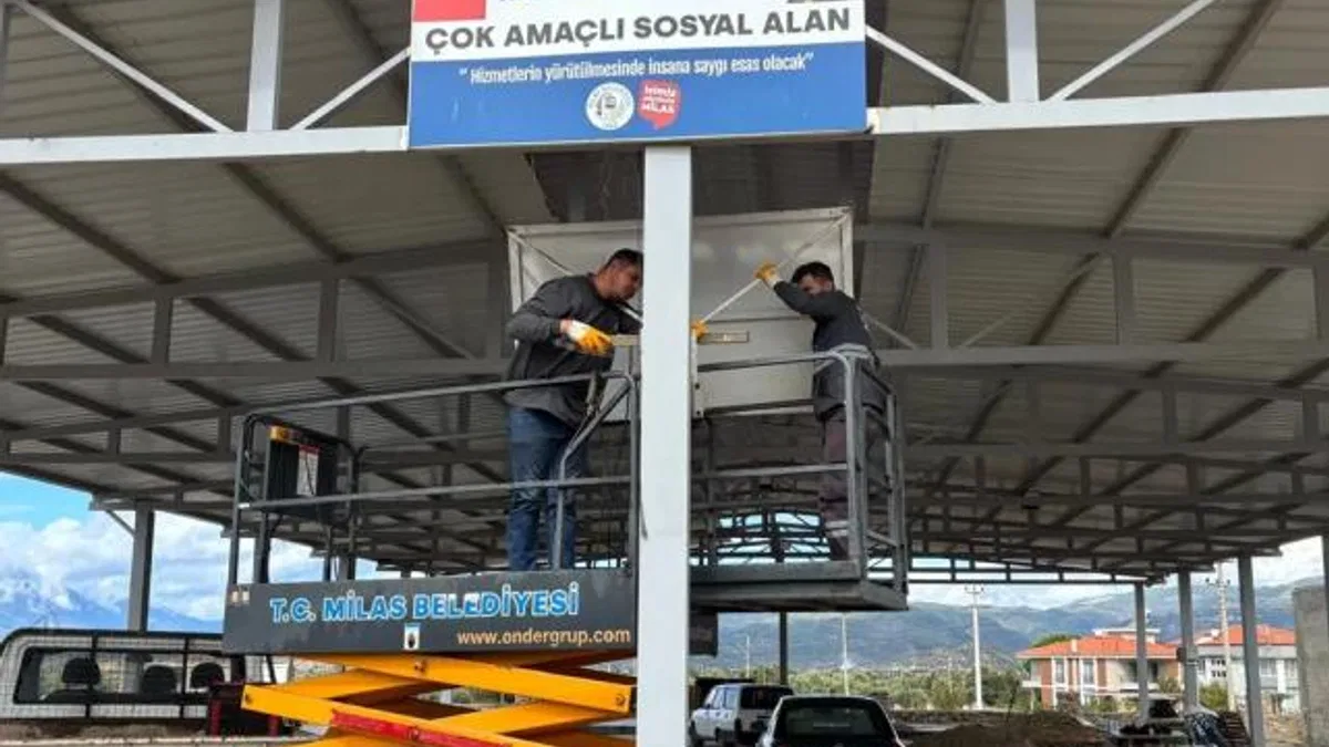 Muğla Milas’ta potaların kurulumu başladı