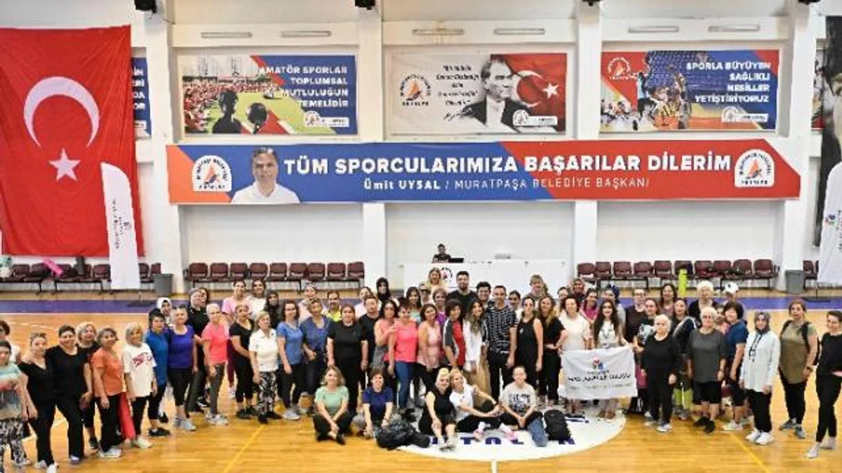 Muratpaşa’da sabah sporu