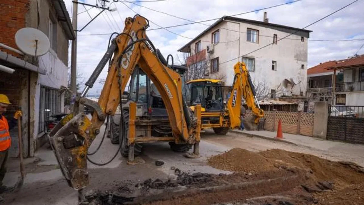 İzmir Büyükşehir’den Sarnıç’ta içme suyu yatırımı hızla ilerliyor