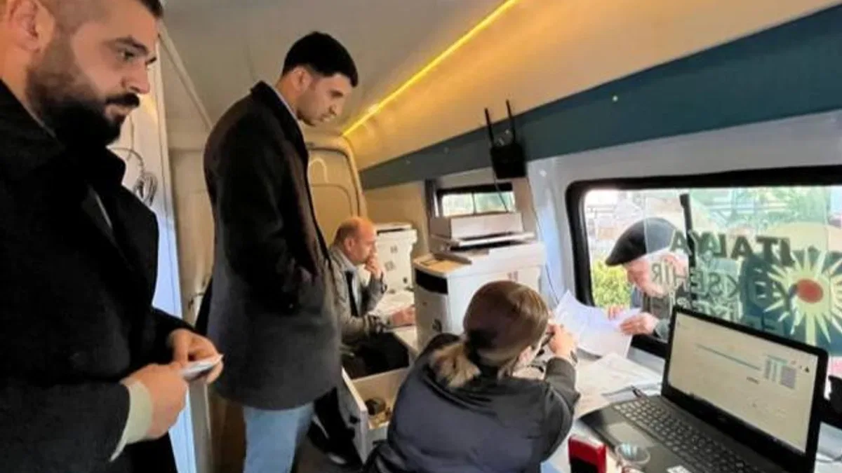 ASAT mobil hizmet aracıyla vatandaşın ayağına hizmet