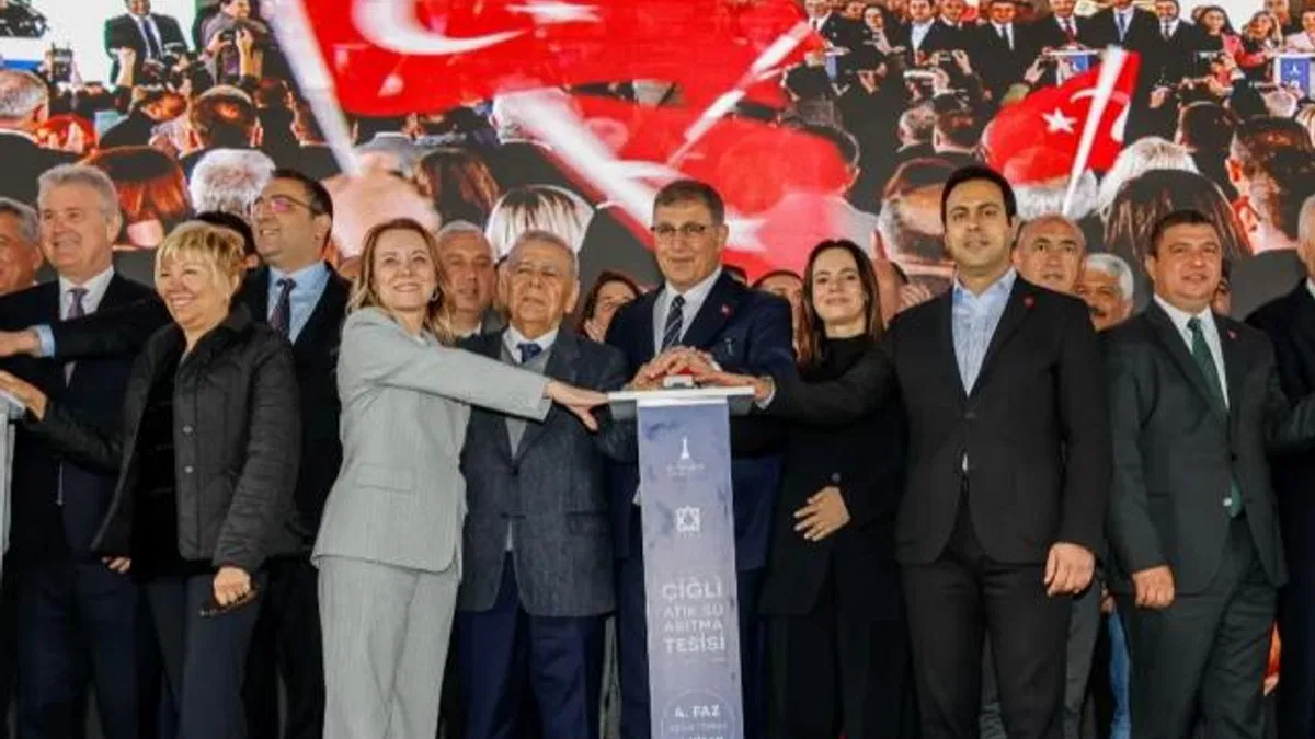 İzmir Körfezine yeni nefes! Çiğli Atıksu Arıtma Tesisi’nin 4. fazı açıldı!