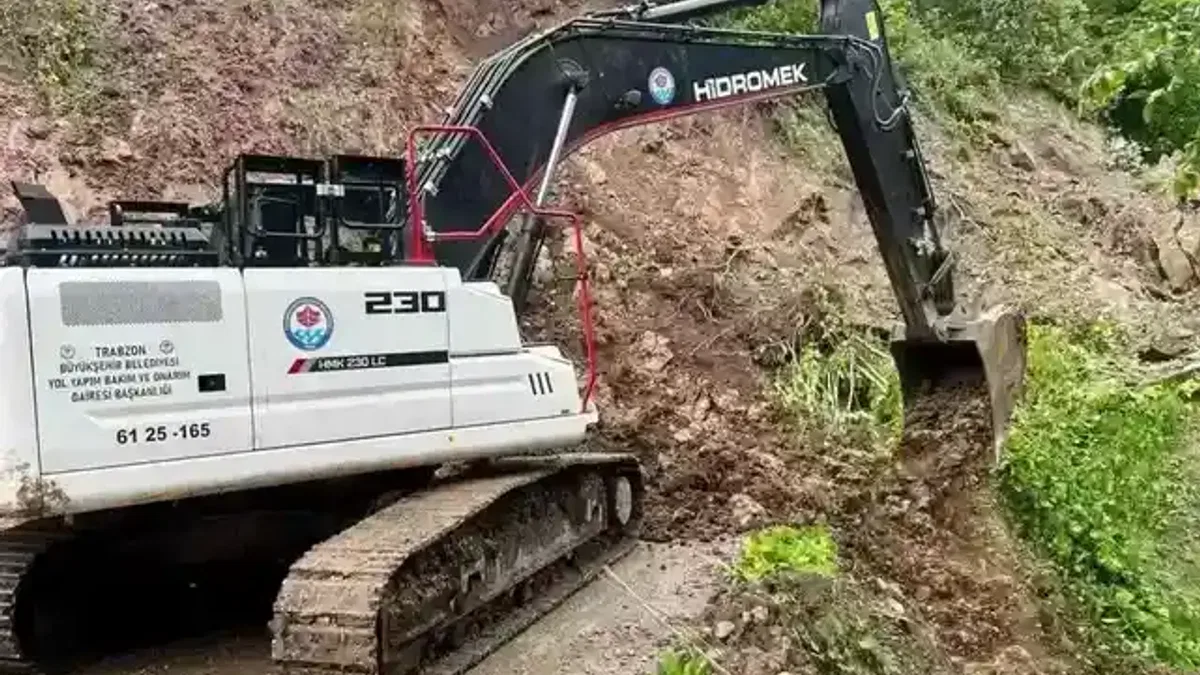 Trabzon’da sel ve heyelan seferberliği