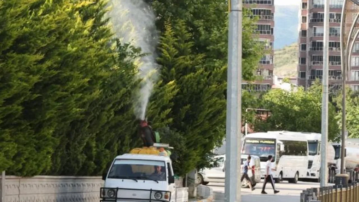Tokat’ta sivrisinek, larva ve uçkun ile mücadele