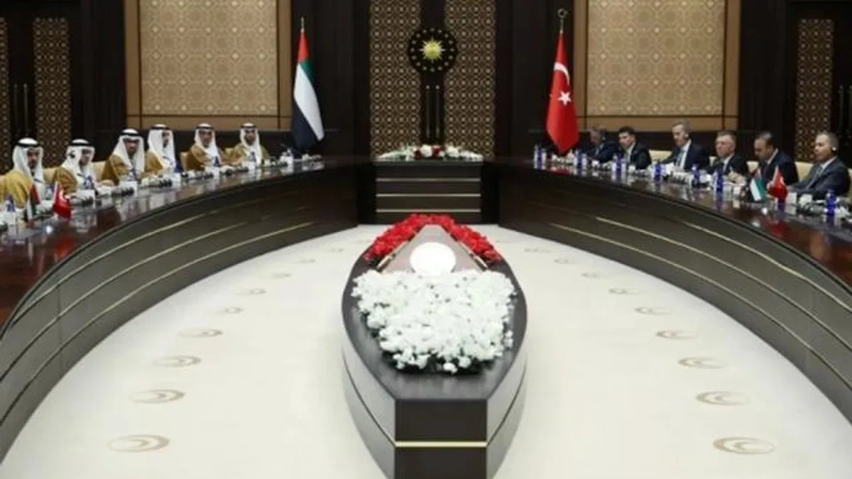 Türkiye ile BAE arasında 7 anlaşma imzalandu