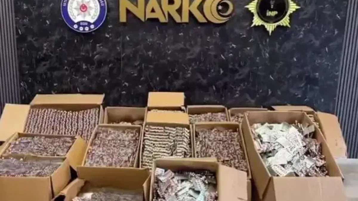 İstanbul’da 560 bin sentetik hap ele geçirildi