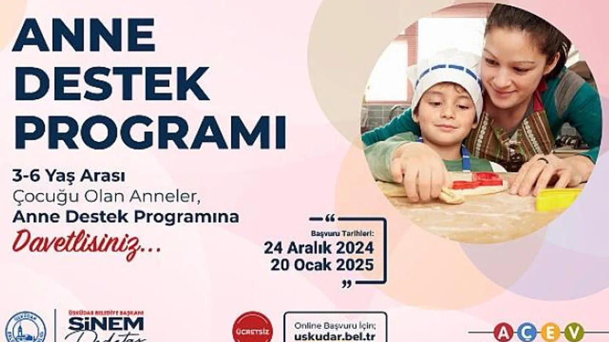 Üsküdar’da “Anne Destek Programı” Başlıyor