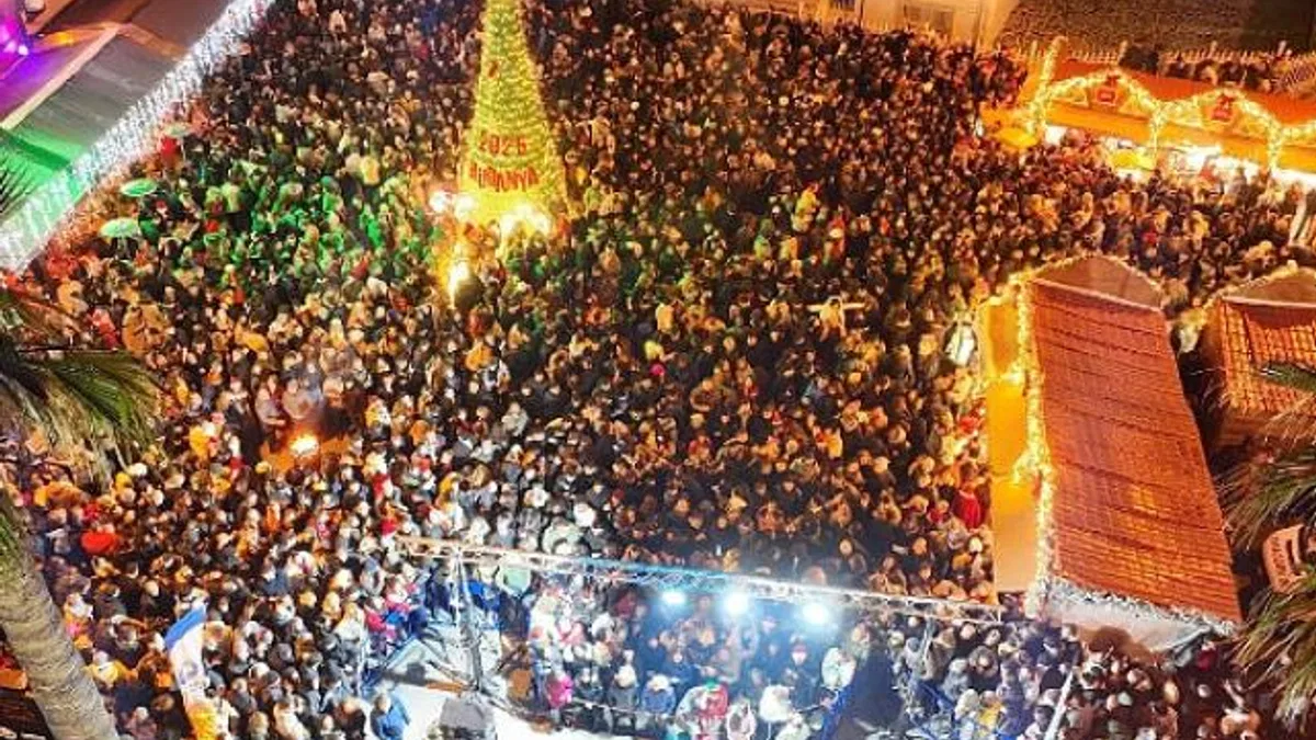 Mudanya yeni yıla binlerce kişi ile girdi