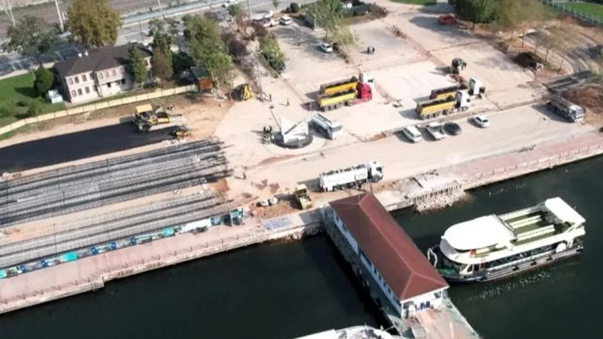 Kocaeli’de 1 Mart Vapur İskelesi Otoparkı yüzde 85 tamam