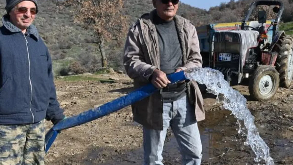 Manisa’da İsmailbey Mahallesi suya kavuştu