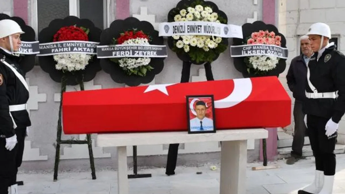 Polis memuru Serdar Gülcan’a Manisa’da son görev!