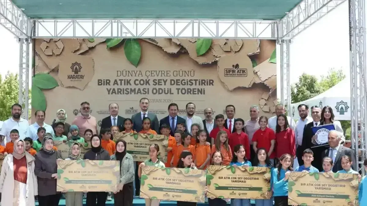 Konya Karatay’da sıfır atık bilinci ödüllendirildi