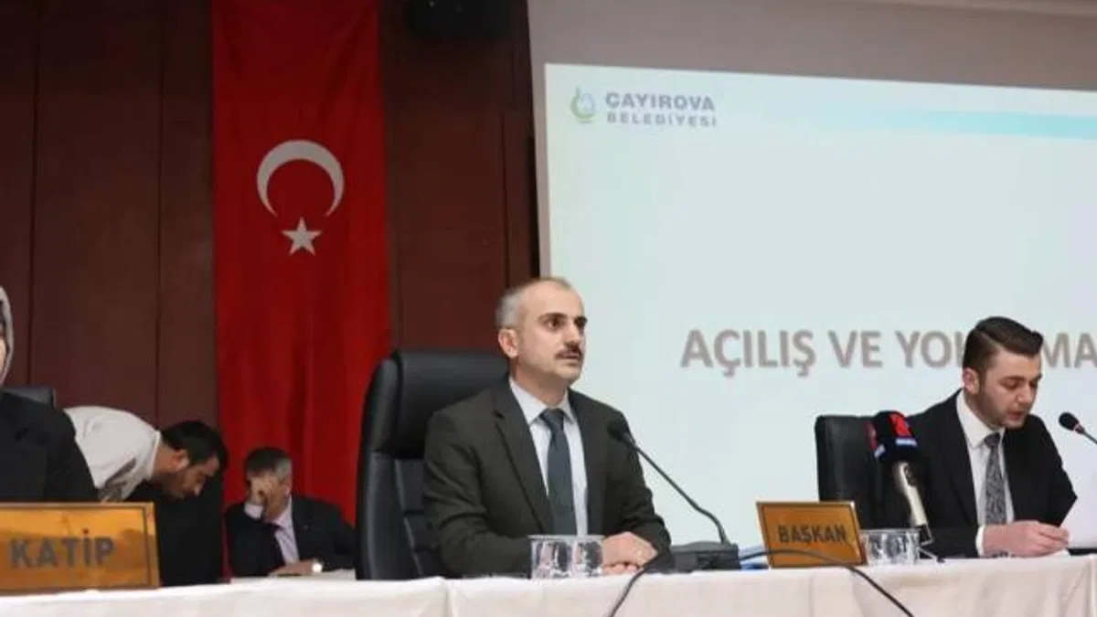 Kocaeli Çayırova’da olağanüstü meclis toplantısı yapıldı