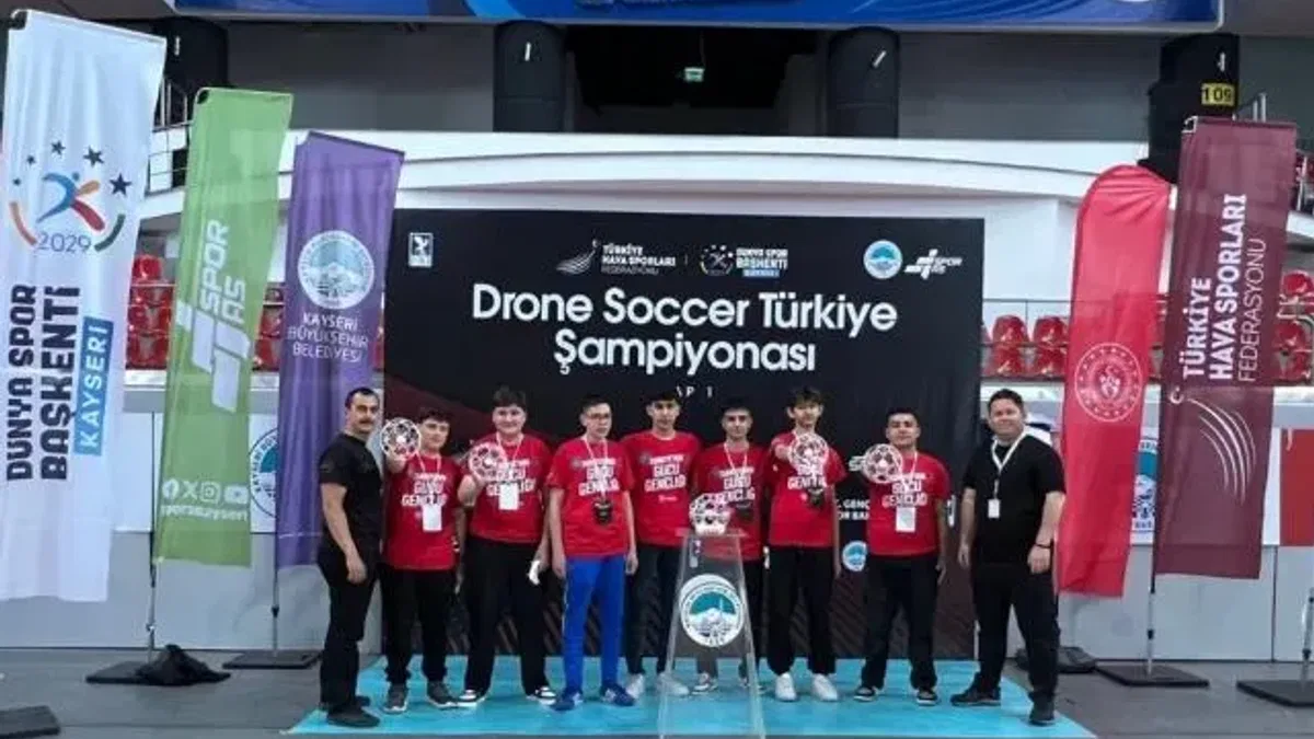 Kayseri’de Drone Soccer Türkiye Şampiyonası heyecanı