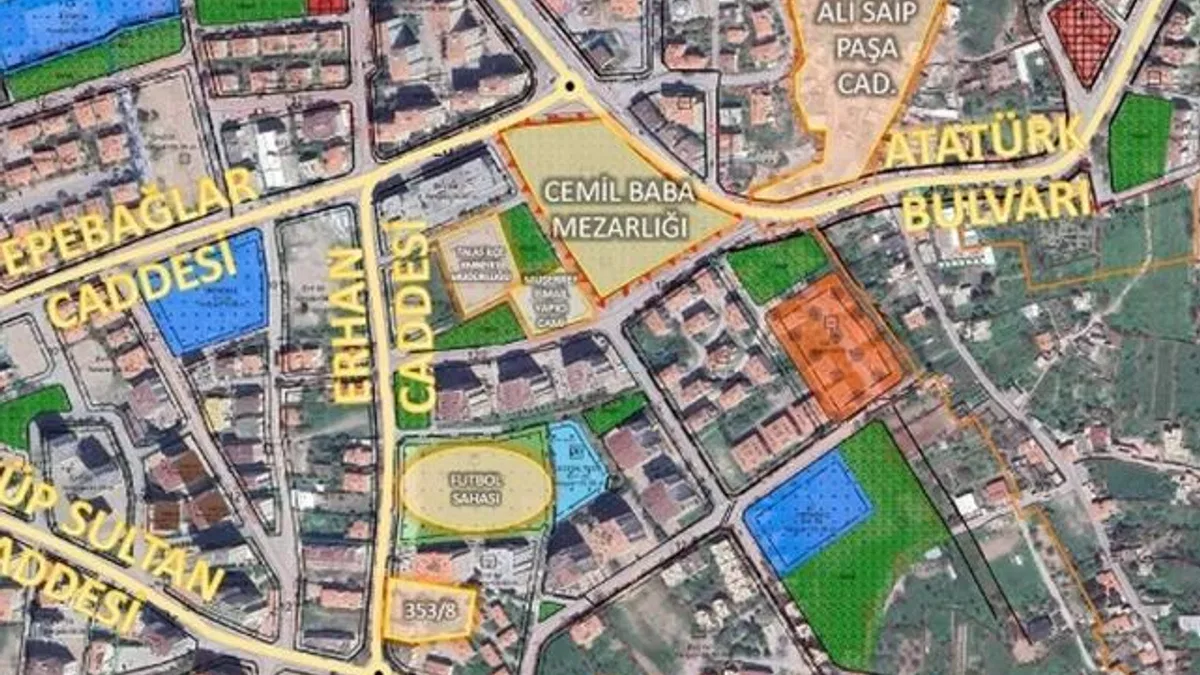 Kayseri Talas’ta satılık konut parseli