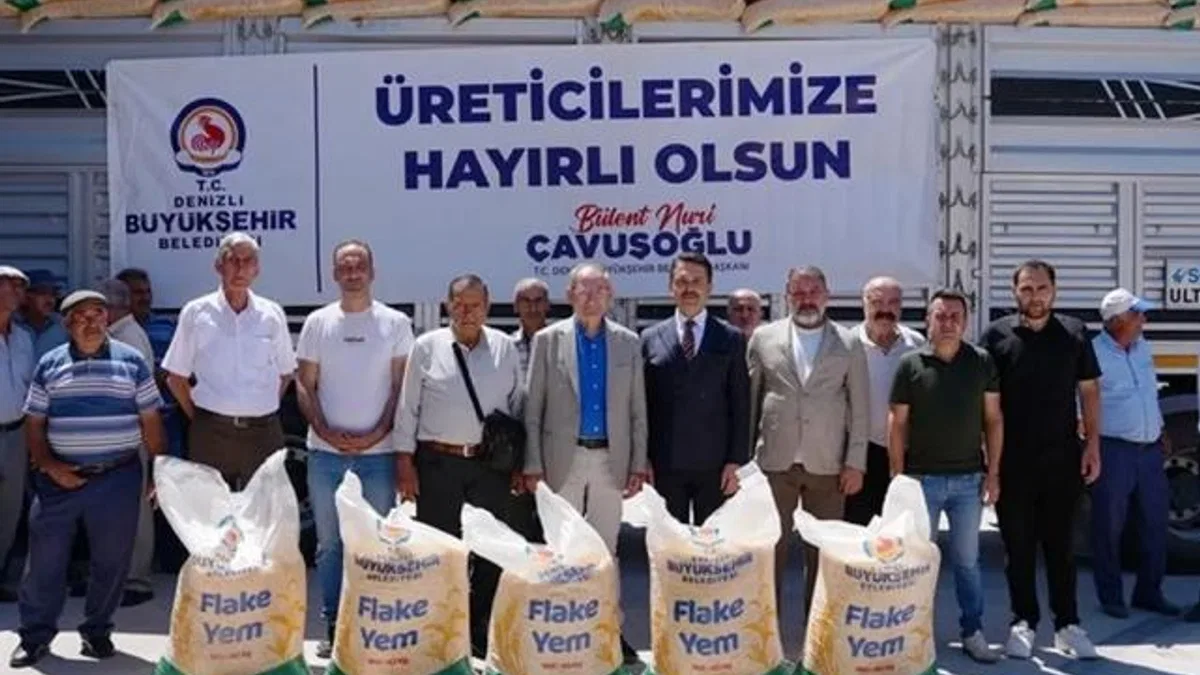 Denizli Büyükşehir’den küçük üreticiye büyük destek