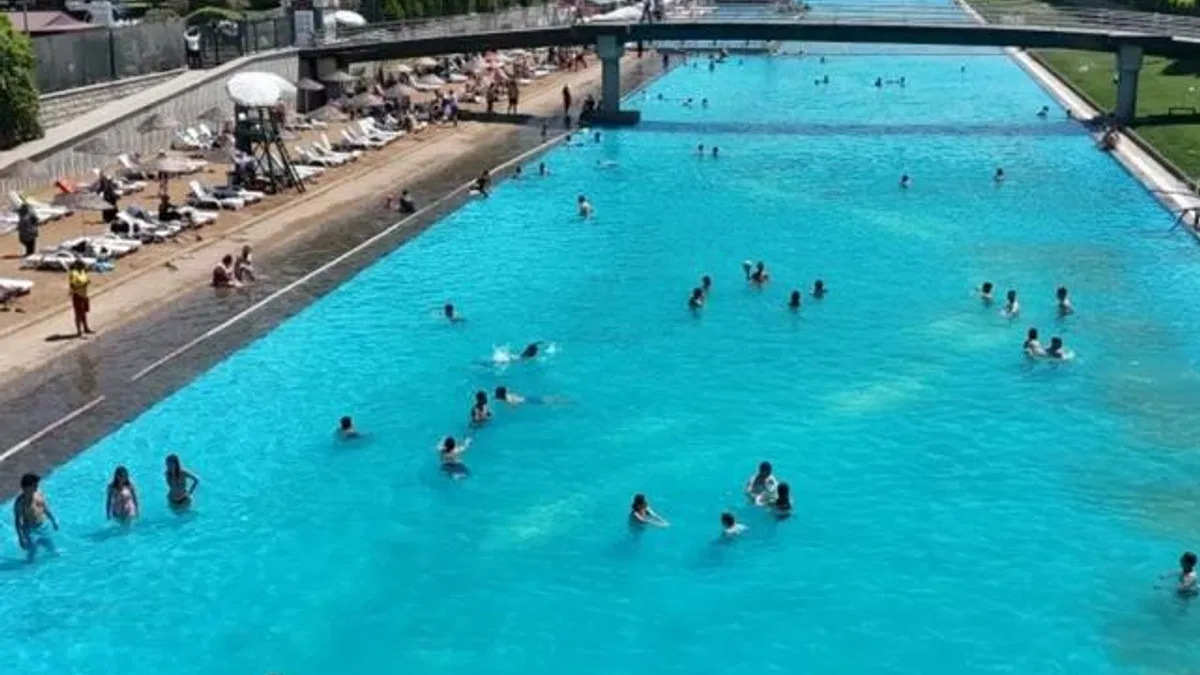 Kentpark Yapay Plaj yaz sezonuna hızlı başladı
