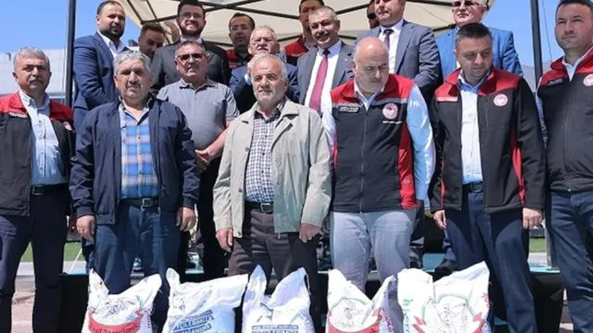 Kayserili üreticiye 238 bin ton tohum desteği